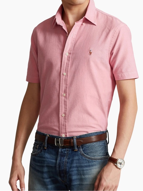 Ralph Lauren Other - Ralph Lauren Pink Short-Sleeve Button-Down Shirt